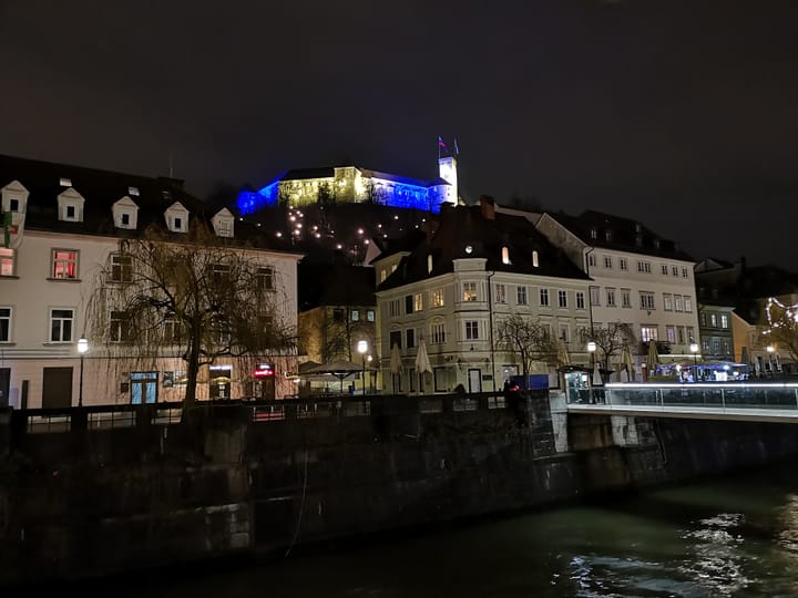 Ljubljana by night...